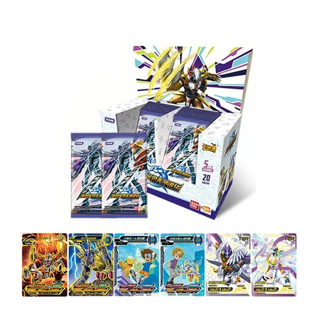 New KAYOU Digimon Cards Adventure Japanese Digimon Anime Games Party Toy Kid