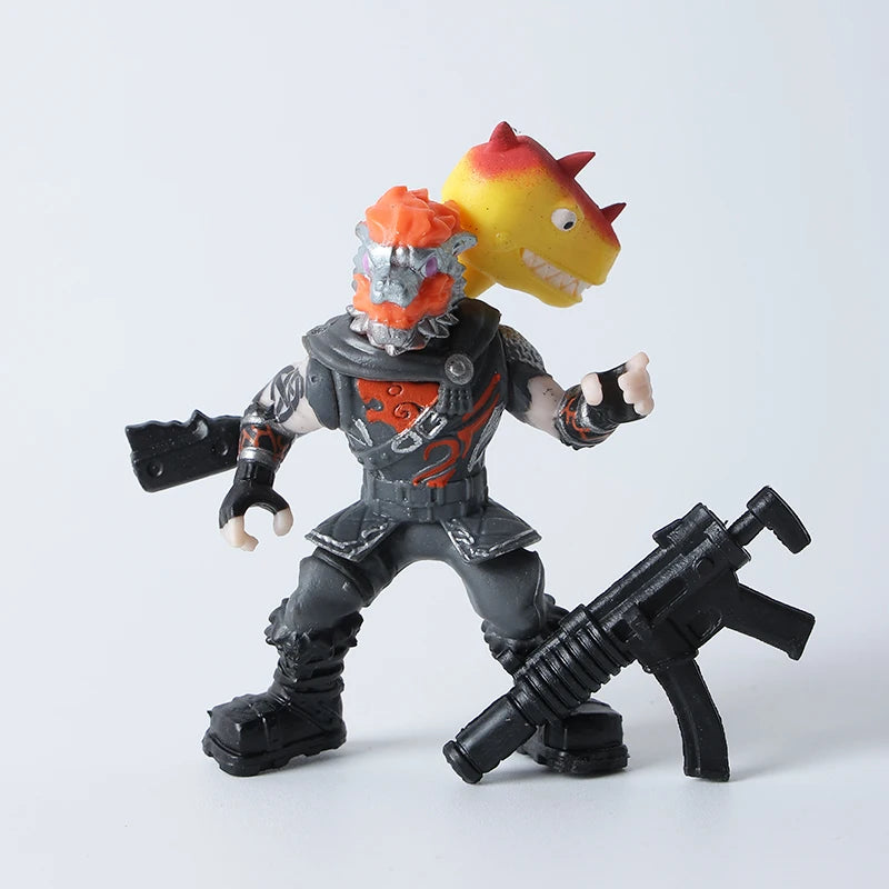 Kaufe 3 und erhalte 1 gratis – Fortnite-Actionfiguren mit Waffen und Werkzeugen (Peely, Skull Trooper, Fishstick, Blackheart)