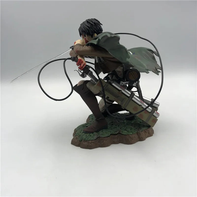 Rival Ackerman Actionfigur – Levi Rivaille PVC-Modell, 18 cm großes Sammlerspielzeug