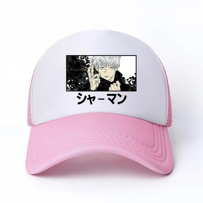 Casquette de baseball Jujutsu Kaisen Satoru Gojo – Chapeau de papa unisexe avec dessin animé