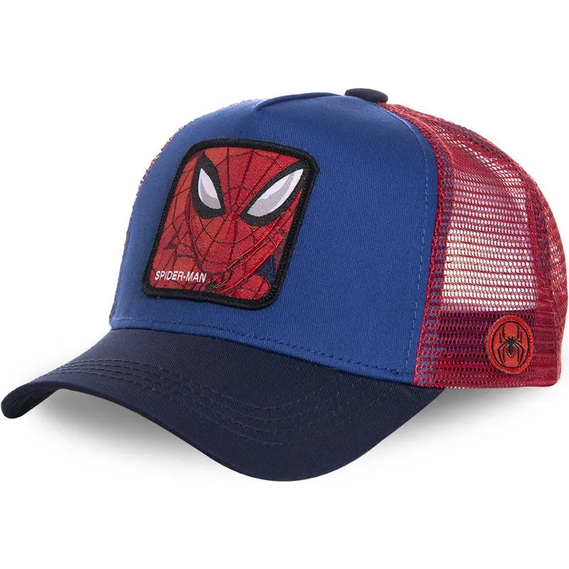 Casquette de baseball à rabat Disney Marvel Star Wars Anime Cartoon – Casquette de camionneur unisexe Hip Hop Dad Mesh