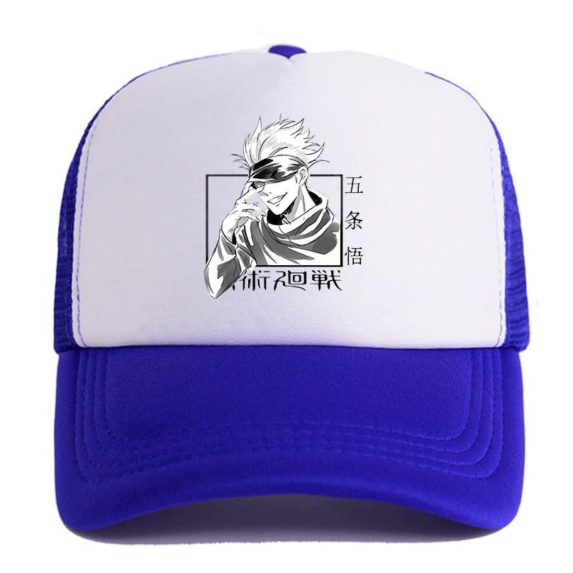 Casquette de baseball Jujutsu Kaisen Satoru Gojo – Chapeau de papa unisexe avec dessin animé