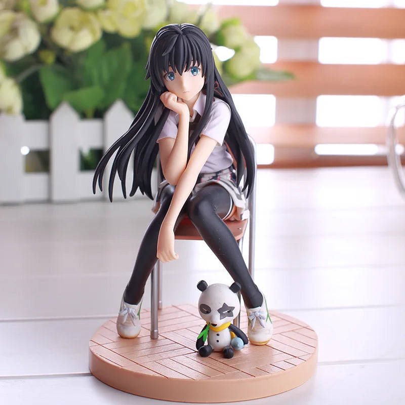 "24cm Yosuga no Sora PVC Anime Figure - Cute White Suspender Skirt | Ideal Gift for Girls"
