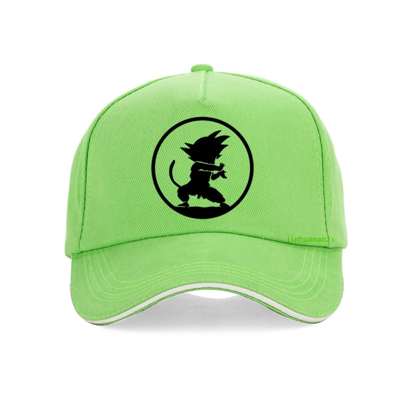 Casquette de baseball Z Goku de haute qualité – Casquette ajustable en coton à rabat animé pour hommes et femmes