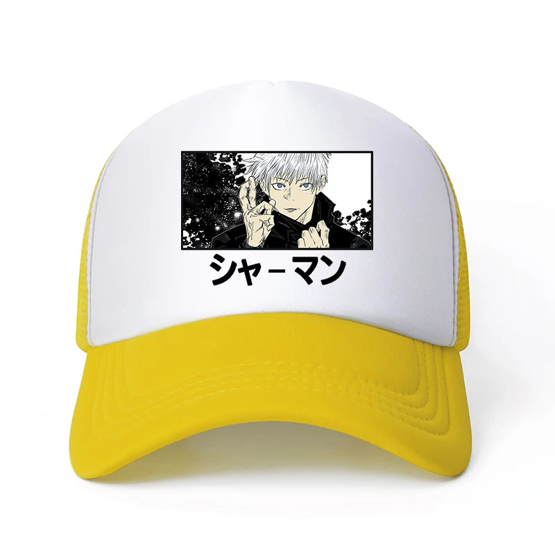 Casquette de baseball Jujutsu Kaisen Satoru Gojo – Chapeau de papa unisexe avec dessin animé