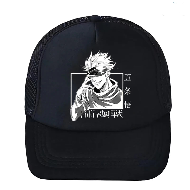 Casquette de baseball Jujutsu Kaisen Satoru Gojo – Chapeau de papa unisexe avec dessin animé