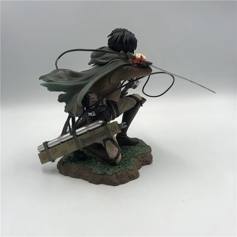 Rival Ackerman Actionfigur – Levi Rivaille PVC-Modell, 18 cm großes Sammlerspielzeug