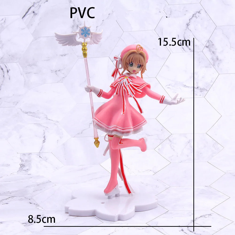 "24cm Yosuga no Sora PVC Anime Figure - Cute White Suspender Skirt | Ideal Gift for Girls"