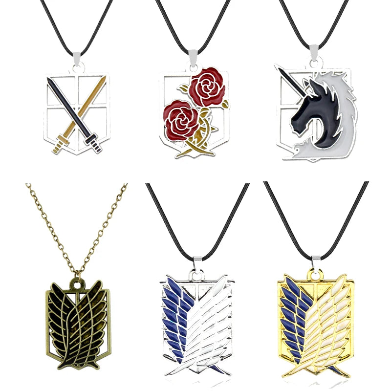 Shingeki No Kyojin Attack on Titan Halskette – Wings of Liberty Anhänger Cosplay Schmuck