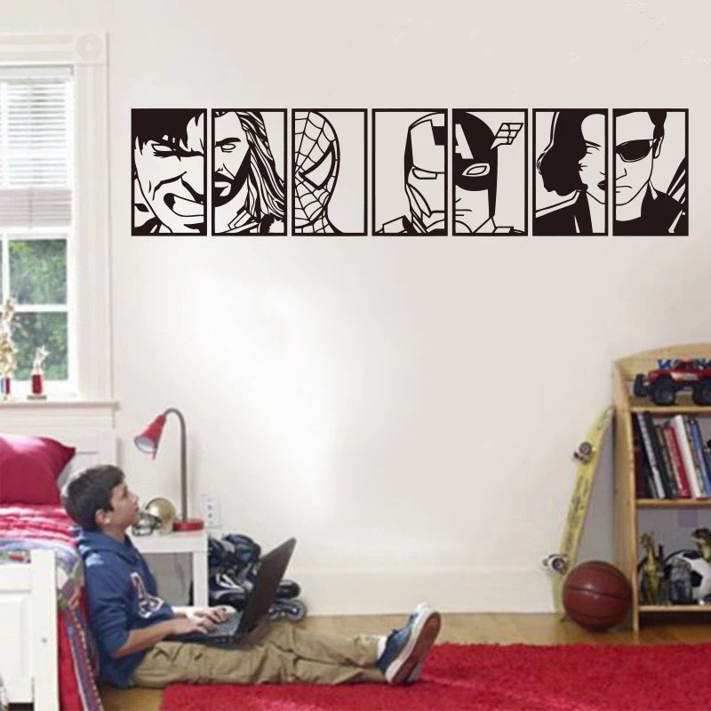 Vinyl Carving Wandaufkleber Kunst Poster einfache dekorative Malerei