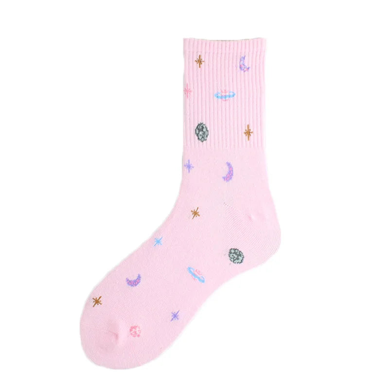 Koreanische süße lustige Totoro Avocado Pizza Bier Sushi Planet Happy Kawaii Socken