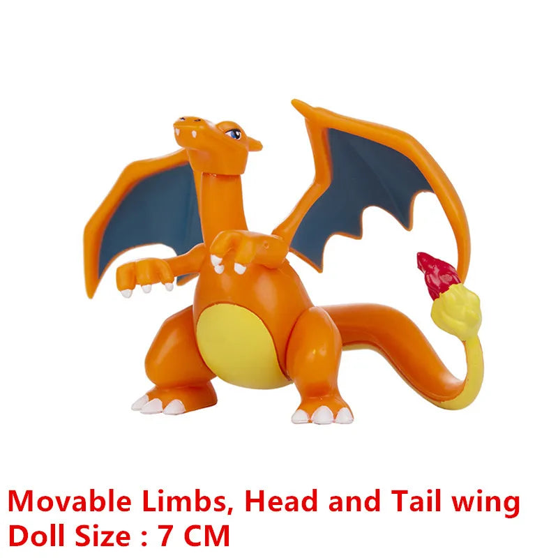 Pokemon 4-13Cm Neue Cartoons Film Anime Figur Pikachu Mewtwo Action Modell Spielzeug
