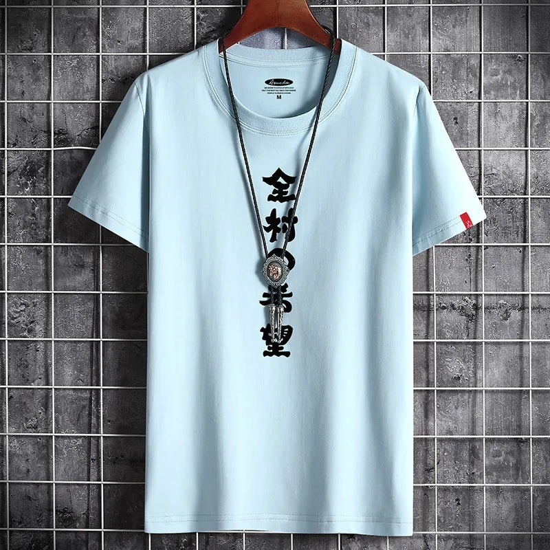 T-shirt streetwear manga rétro tendance