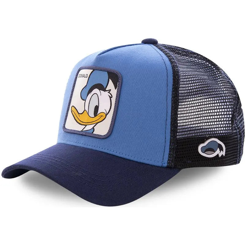 Casquette de baseball à rabat Disney Marvel Star Wars Anime Cartoon – Casquette de camionneur unisexe Hip Hop Dad Mesh
