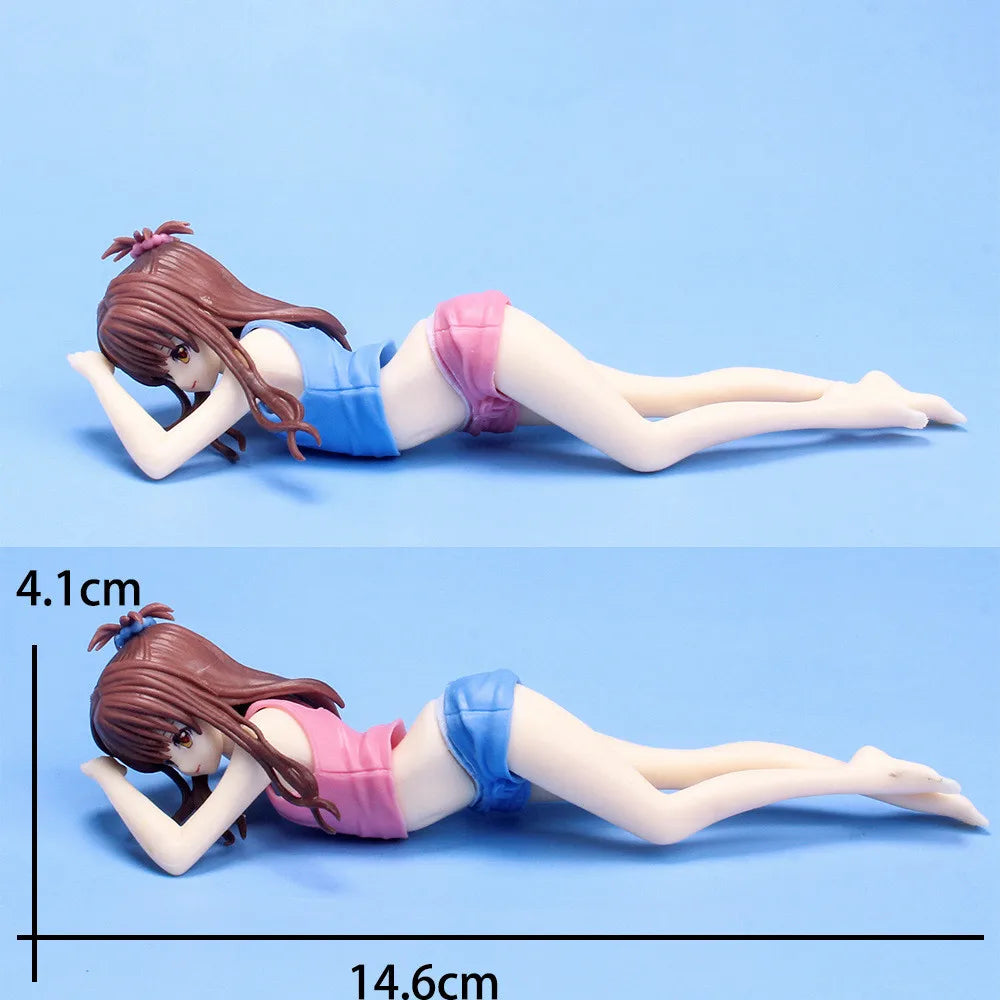 "24cm Yosuga no Sora PVC Anime Figure - Cute White Suspender Skirt | Ideal Gift for Girls"