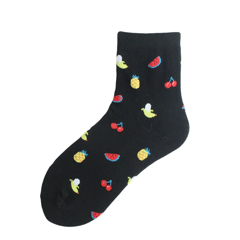 Koreanische süße lustige Totoro Avocado Pizza Bier Sushi Planet Happy Kawaii Socken