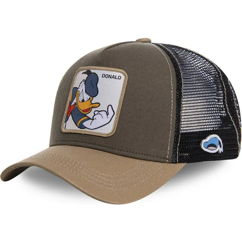 Casquette de baseball à rabat Disney Marvel Star Wars Anime Cartoon – Casquette de camionneur unisexe Hip Hop Dad Mesh