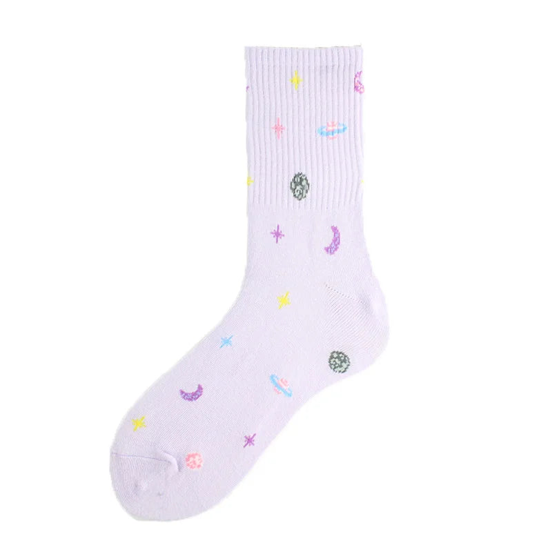 Koreanische süße lustige Totoro Avocado Pizza Bier Sushi Planet Happy Kawaii Socken