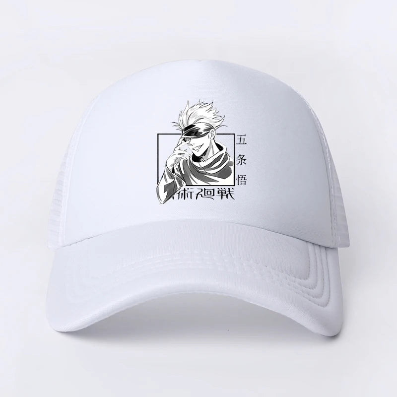Casquette de baseball Jujutsu Kaisen Satoru Gojo – Chapeau de papa unisexe avec dessin animé