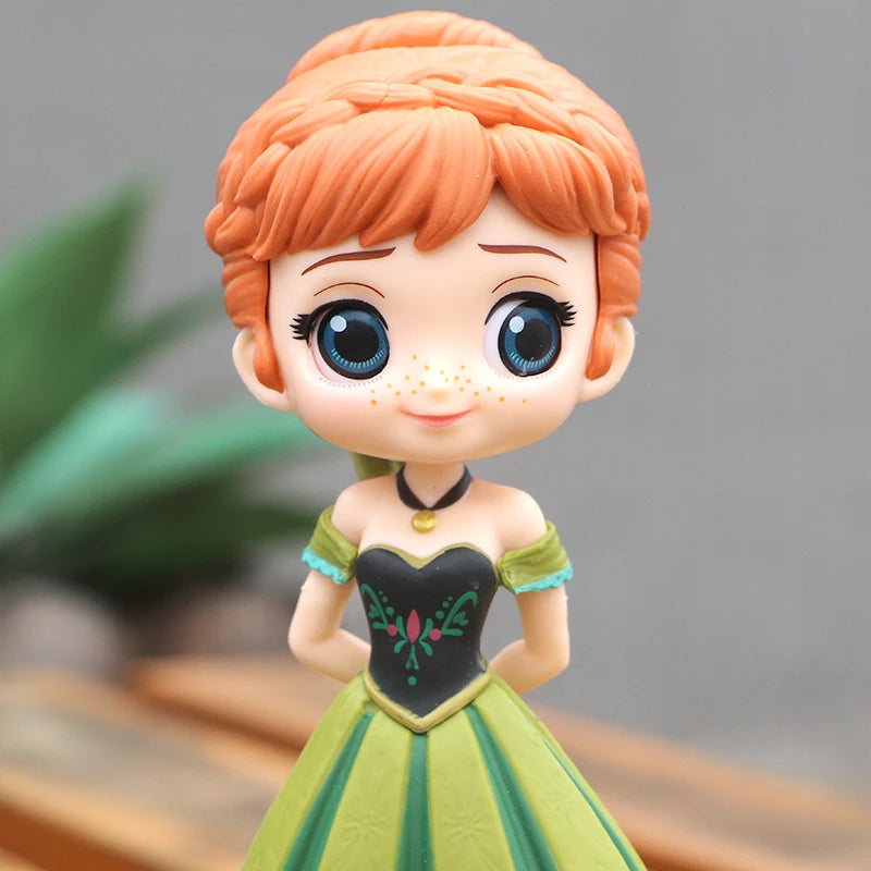 Figuren von Prinzessin Anna und Elsa aus „Die Eiskönigin“ – PVC-Modellpuppen in 4 Stilen, Sammlerstück, Geburtstagsgeschenk, Spielzeug für Kinder
