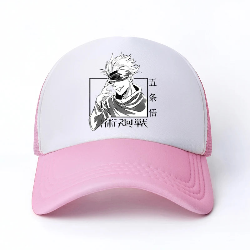 Casquette de baseball Jujutsu Kaisen Satoru Gojo – Chapeau de papa unisexe avec dessin animé