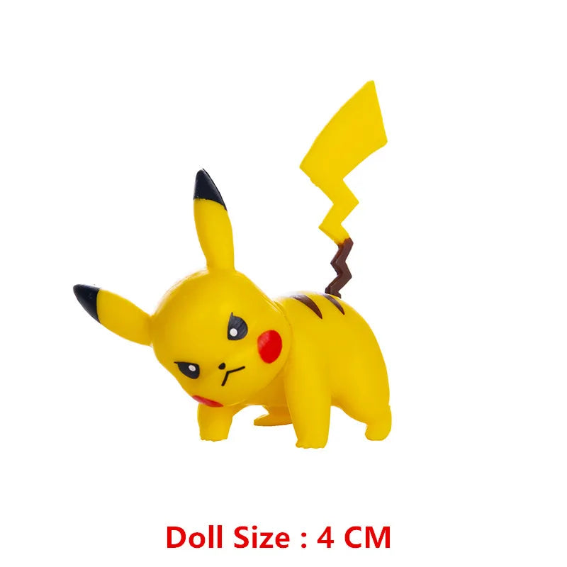 Pokemon 4-13Cm Neue Cartoons Film Anime Figur Pikachu Mewtwo Action Modell Spielzeug