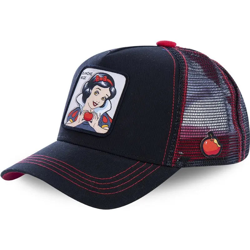 Casquette de baseball à rabat Disney Marvel Star Wars Anime Cartoon – Casquette de camionneur unisexe Hip Hop Dad Mesh