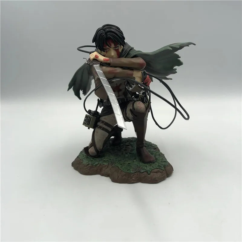 Rival Ackerman Actionfigur – Levi Rivaille PVC-Modell, 18 cm großes Sammlerspielzeug