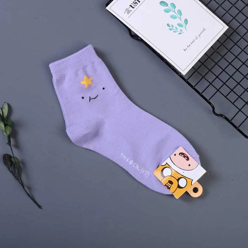 Damen Socken Frauen Baumwolle Harajuku Nette Söckchen Tier Cartoon