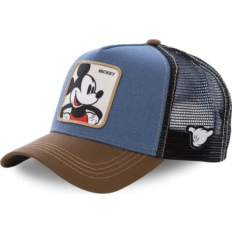 Casquette de baseball à rabat Disney Marvel Star Wars Anime Cartoon – Casquette de camionneur unisexe Hip Hop Dad Mesh