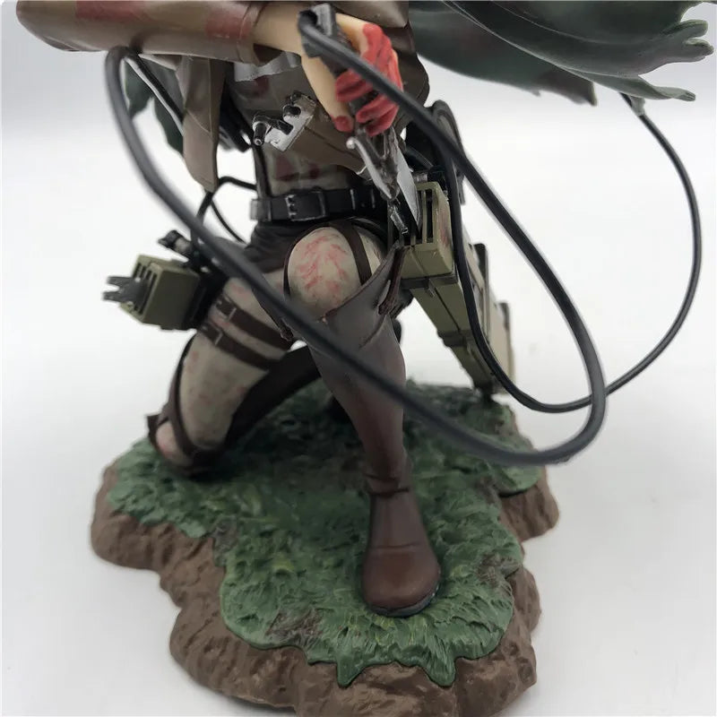 Rival Ackerman Actionfigur – Levi Rivaille PVC-Modell, 18 cm großes Sammlerspielzeug