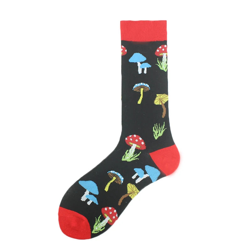 Fröhliche, lustige Unisex-Socken – Medizinische Zähne und Schafmuster, Hip-Hop-Skateboard-Stil