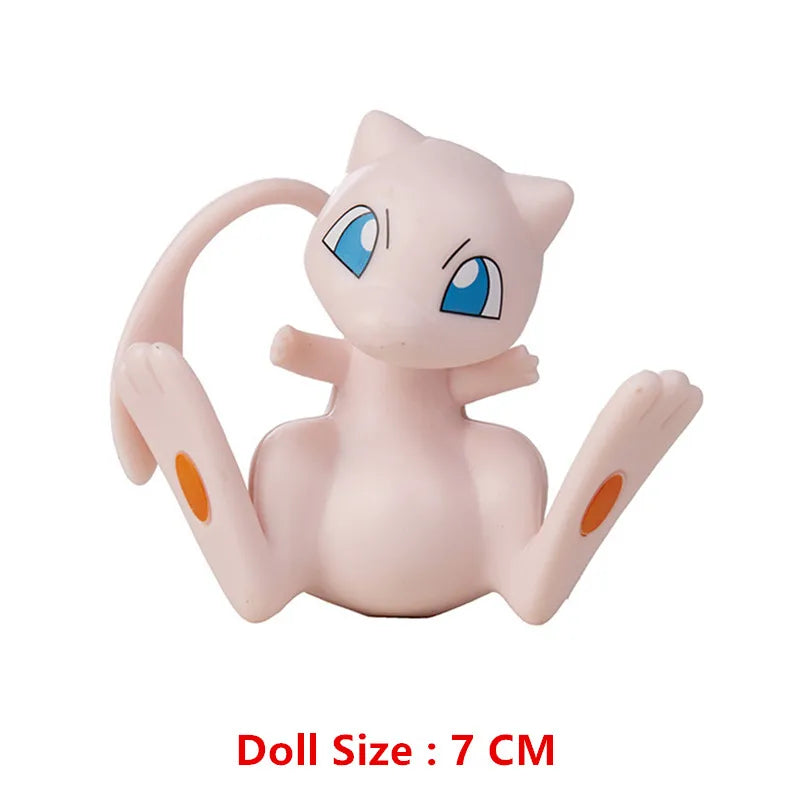 Pokemon 4-13Cm Neue Cartoons Film Anime Figur Pikachu Mewtwo Action Modell Spielzeug