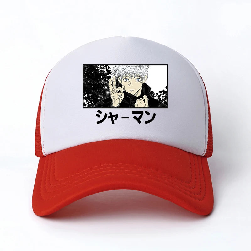 Casquette de baseball Jujutsu Kaisen Satoru Gojo – Chapeau de papa unisexe avec dessin animé