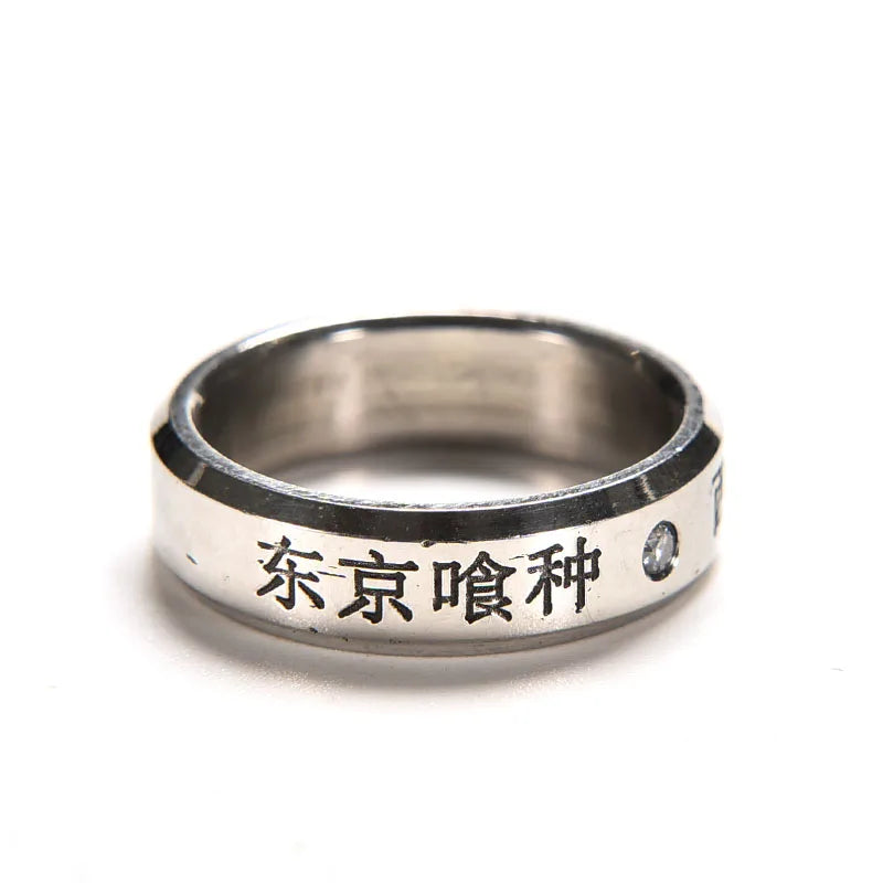 Cosplay Anime FÜR Tokyo Ghoul Ken Kaneki Titan Stahl Ring