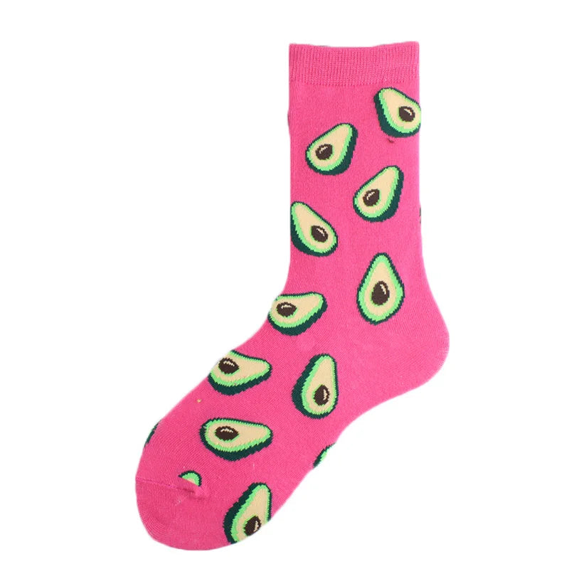 Koreanische süße lustige Totoro Avocado Pizza Bier Sushi Planet Happy Kawaii Socken