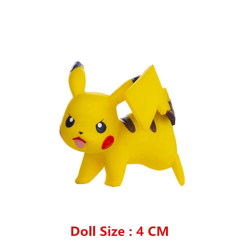 Pokemon 4-13Cm Neue Cartoons Film Anime Figur Pikachu Mewtwo Action Modell Spielzeug