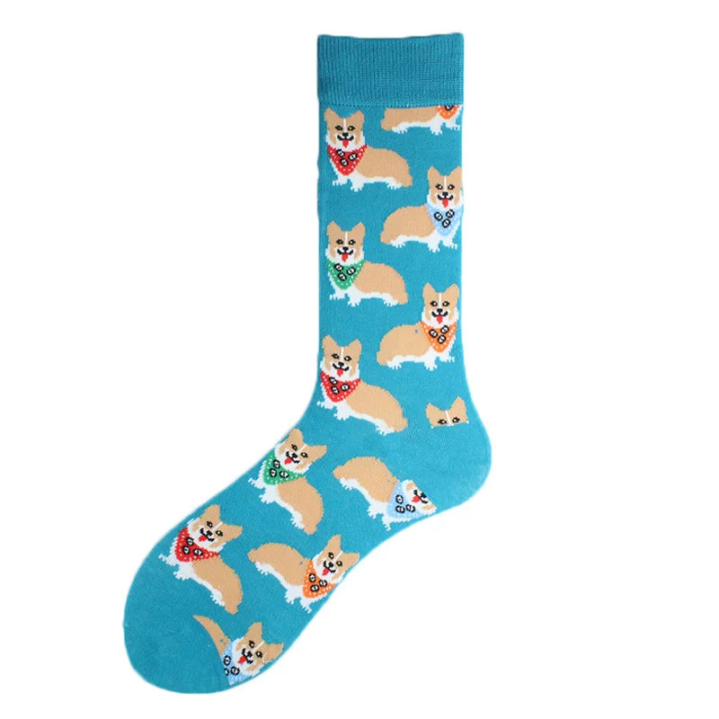 Chaussettes pour hommes Dinosaure Astronaute Planète Crew Harajuku