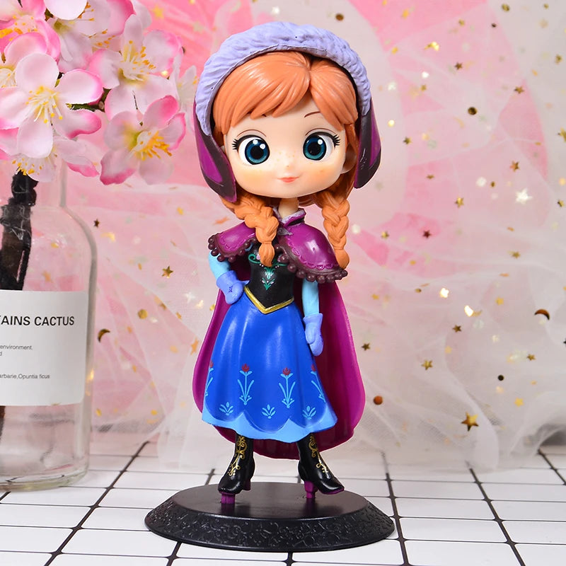 Figuren von Prinzessin Anna und Elsa aus „Die Eiskönigin“ – PVC-Modellpuppen in 4 Stilen, Sammlerstück, Geburtstagsgeschenk, Spielzeug für Kinder