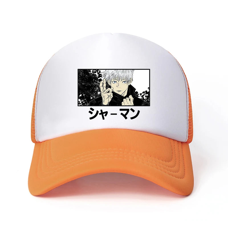 Casquette de baseball Jujutsu Kaisen Satoru Gojo – Chapeau de papa unisexe avec dessin animé