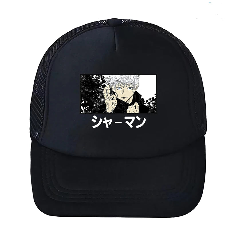 Casquette de baseball Jujutsu Kaisen Satoru Gojo – Chapeau de papa unisexe avec dessin animé