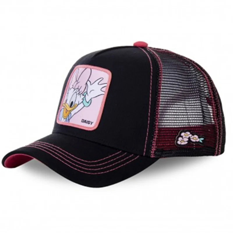 Casquette de baseball à rabat Disney Marvel Star Wars Anime Cartoon – Casquette de camionneur unisexe Hip Hop Dad Mesh