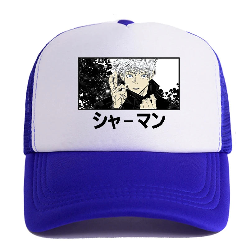 Casquette de baseball Jujutsu Kaisen Satoru Gojo – Chapeau de papa unisexe avec dessin animé