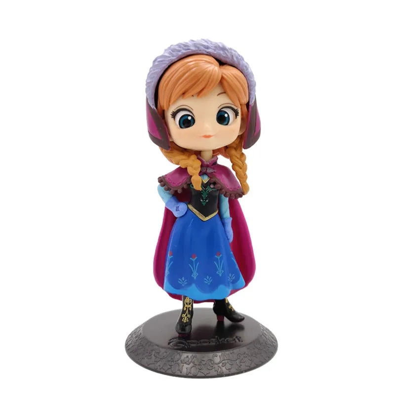 Figuren von Prinzessin Anna und Elsa aus „Die Eiskönigin“ – PVC-Modellpuppen in 4 Stilen, Sammlerstück, Geburtstagsgeschenk, Spielzeug für Kinder