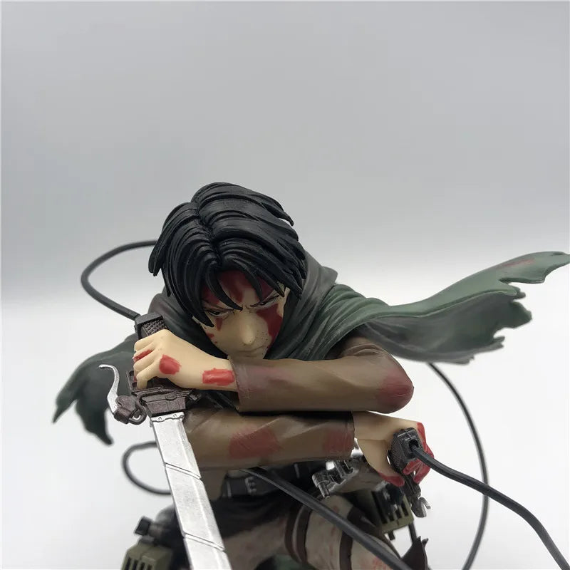 Rival Ackerman Actionfigur – Levi Rivaille PVC-Modell, 18 cm großes Sammlerspielzeug