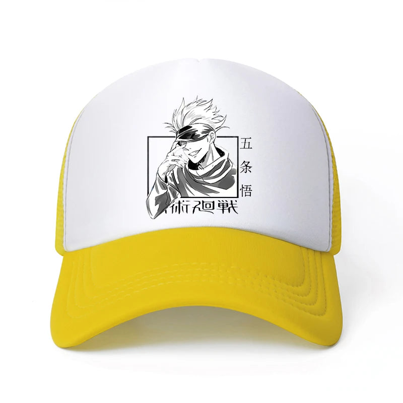 Casquette de baseball Jujutsu Kaisen Satoru Gojo – Chapeau de papa unisexe avec dessin animé
