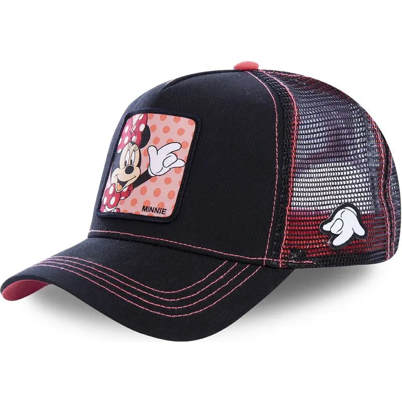 Casquette de baseball à rabat Disney Marvel Star Wars Anime Cartoon – Casquette de camionneur unisexe Hip Hop Dad Mesh