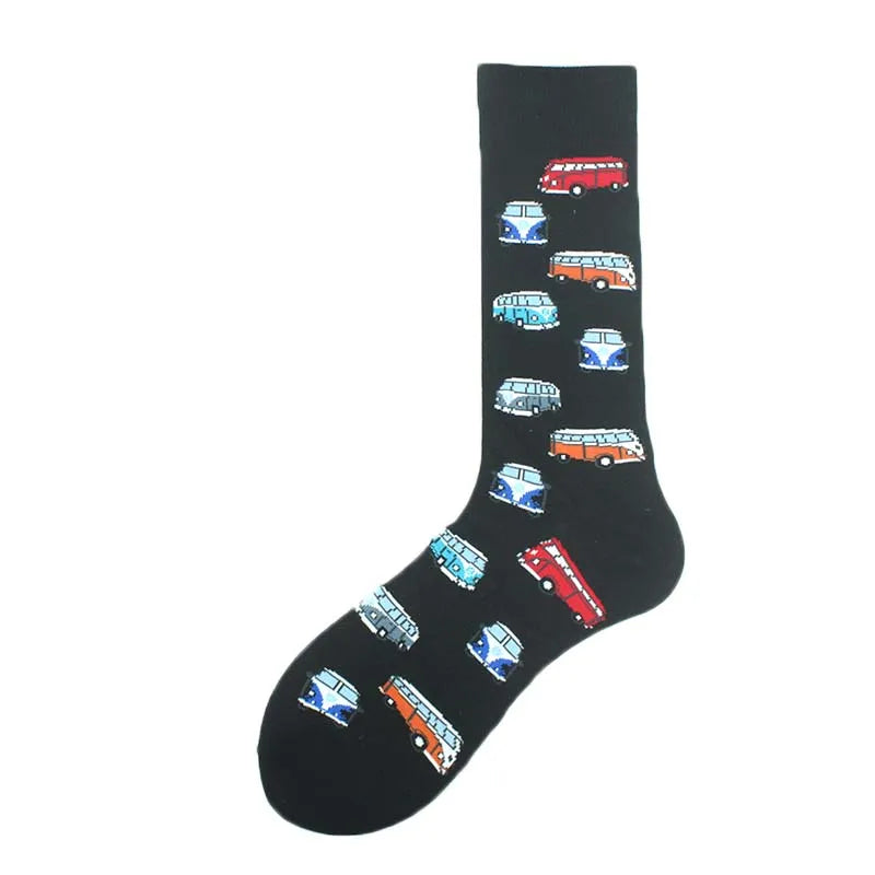 Happy Design Lustige Socken Schaf Bier Dinosaurier Muster