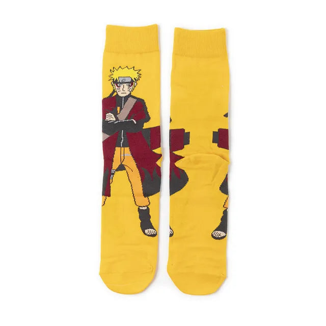 Socken mit Anime-Cartoon-Charakteren für Herren – Cosplay-Skateboard-Stil