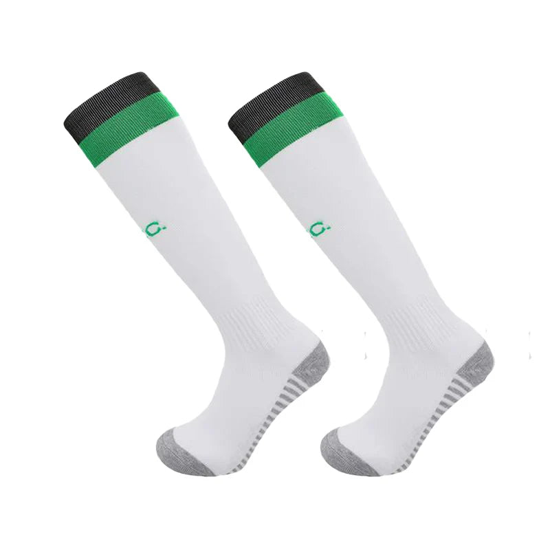 Europäische Fußball-Clubsocken für die Saison 23–24 – Kniehohe Sportsocken für Kinder und Erwachsene